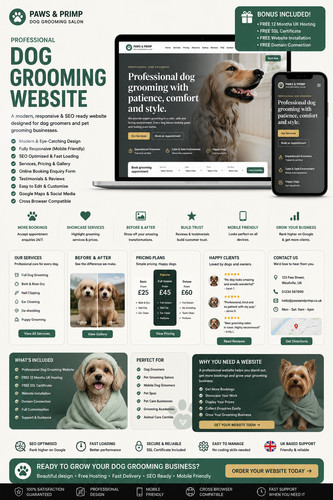 Dog grooming website free - dog,