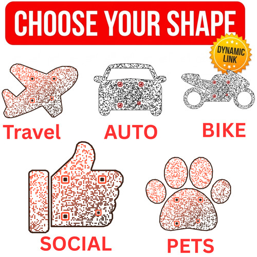 Custom shape code sign - custom,