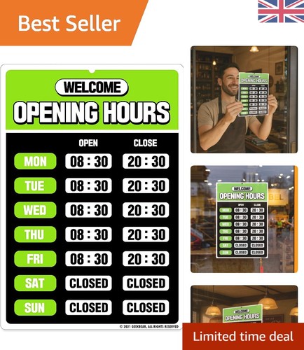 Pet business hours sign - business,