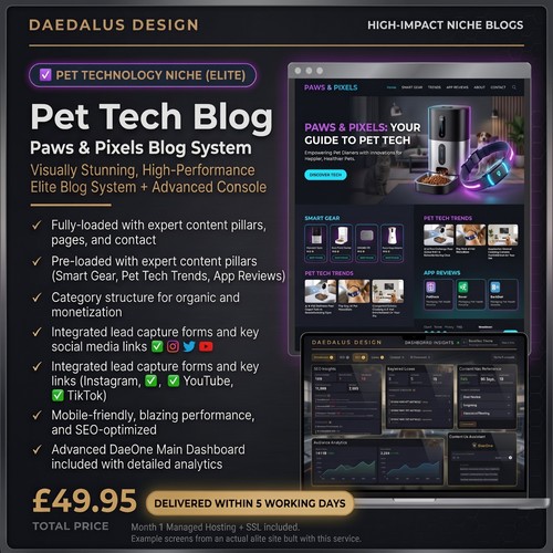 Pets blog site custom - site, –