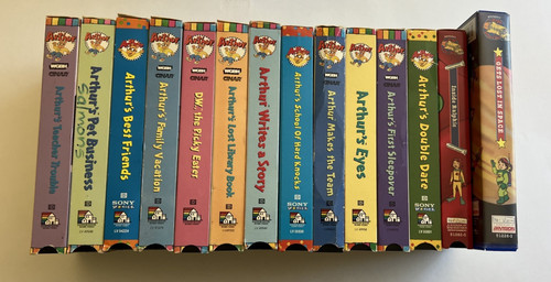 Arthur pbs vhs lot - 14,