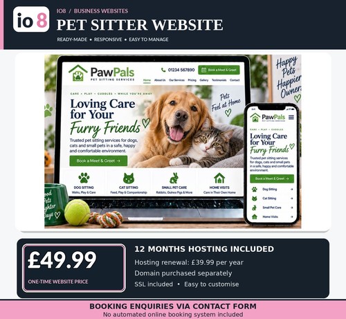 Pet sitter business - pet,